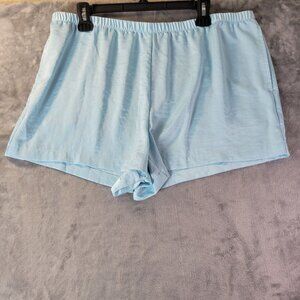 Auden Womens Sleep Shorts XL Blue Pajama Bottoms Loungewear Comfy Vibe